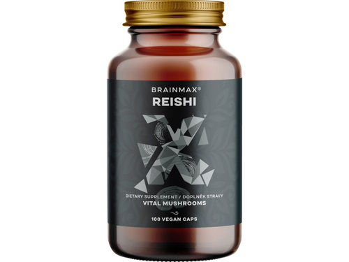 BrainMax Reishi extrakt, 100 kapslí