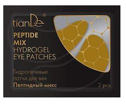 Tiande Hydrogelové polštářky na oční víčka „Mix peptidů” 2 ks