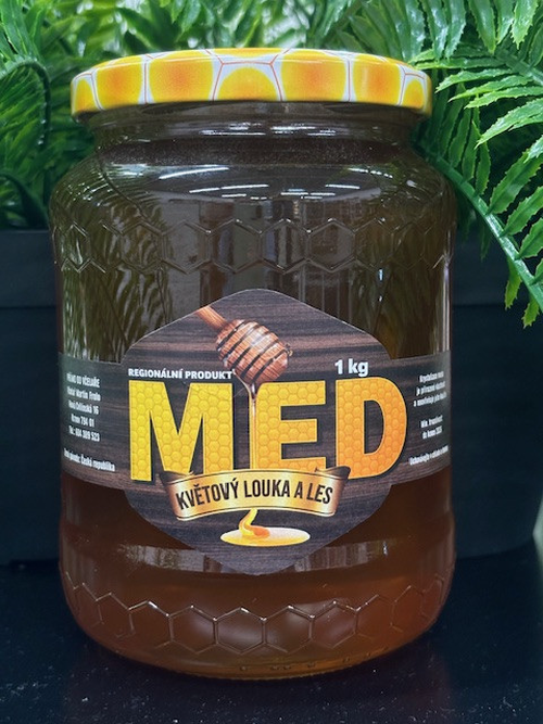 ČESKÝ MED - Květový louka a les, 1kg