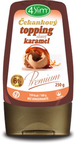 4Slim Čekankový topping slaný karamel