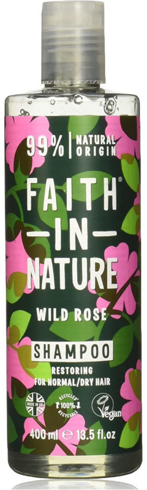 Faith in Nature - Přírodní šampon - Divoká růže 400 ml