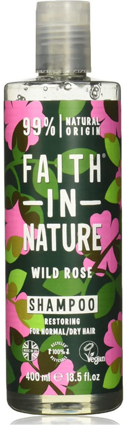Faith in Nature - Přírodní šampon - Divoká růže 400 ml