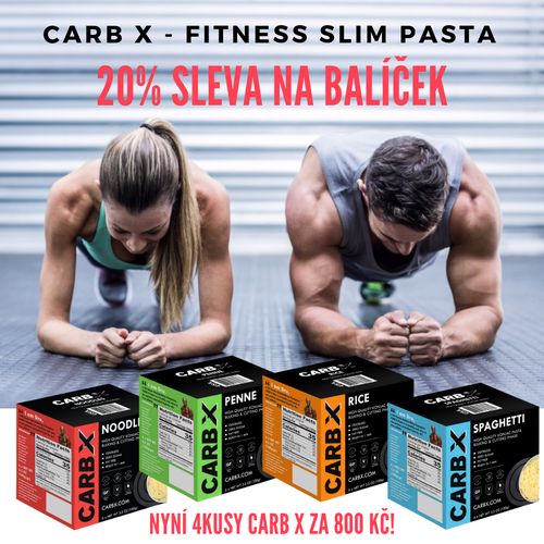 Slim Pasta Výhodný balíček Fitness přílohy (4 ks) 2400 g