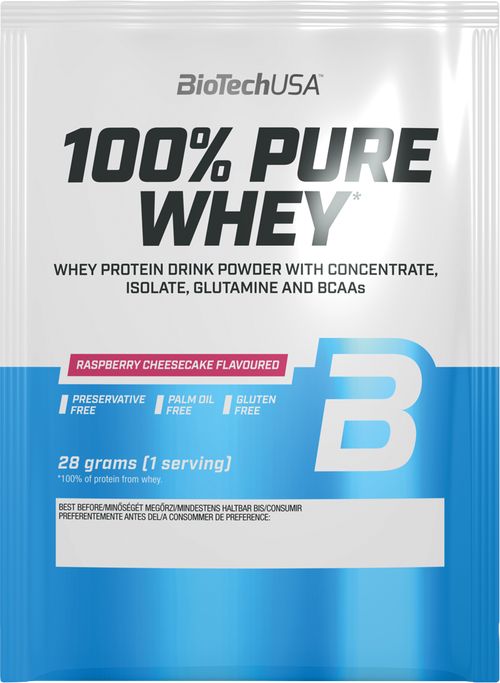 100% Pure Whey (BioTech USA) Příchuť 1: cookies-cream, Váha: 28g