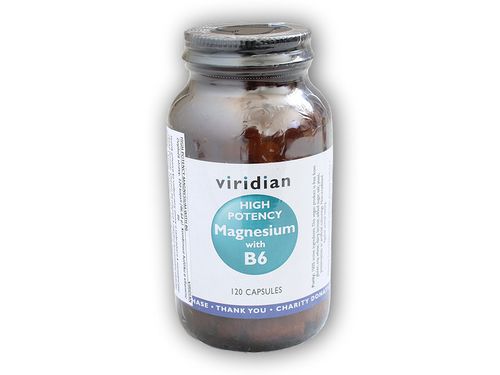 Viridian High Potency Magnesium with B6 120 kapslí