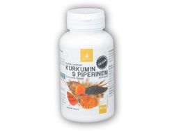 Allnature Kurkumin s Piperinem bylinný extrakt 60 caps