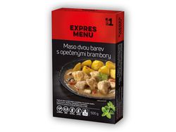 Expres Menu KM Maso dvou barev s opečenými brambory 500g