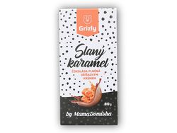 Grizly @mamadomisha Mléčná čokoláda Slaný karamel 80g