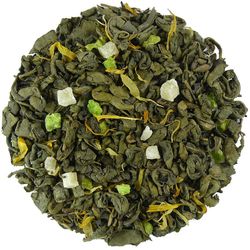 Indické léto - zelený aromatizovaný čaj