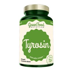 GreenFood Nutrition Tyrosin 90 vegan kapslí