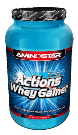 Aminostar Actions Whey Gainer 1000g Varianta: čokoláda
