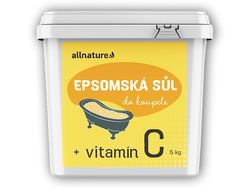 Allnature Epsomská sůl Vitamín C 5kg