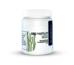Konopné pastilky se spirulinou, 120 mg CBD+CBG, 40 ks