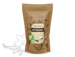 Protein&Co. Ketoshake – proteinový dietní koktejl 1 kg Množství: 500 g, Vyberte příchuť -: Vanilla dream
